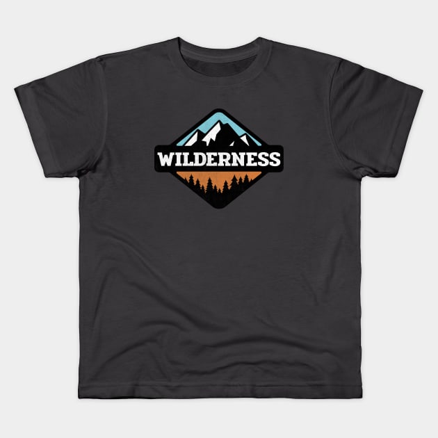 Wilderness Adventure Kids T-Shirt by Tees For UR DAY